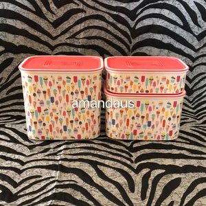 *New* Tupperware Sweet Parlor 3pc Set Canister